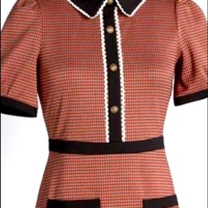 Modcloth Scholastic Classic babydoll dress